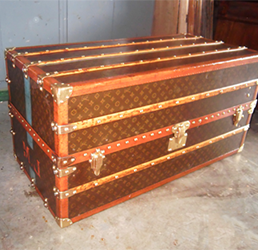 herstellen antieke koffer na